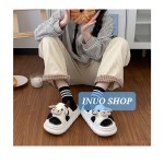Zapatillas de lino con dibujos animados de vaca 🐮Sandalias de lino antideslizante